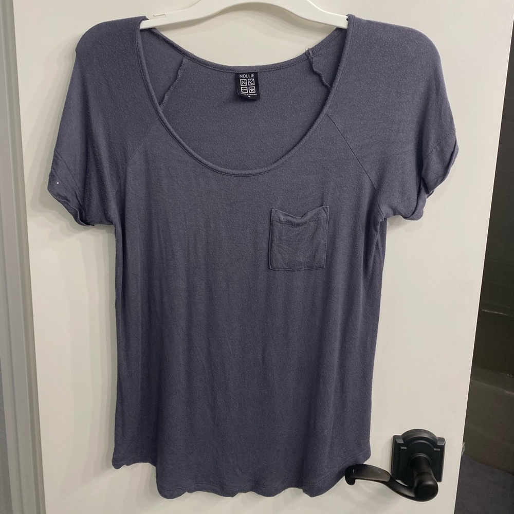 Soft navy tee